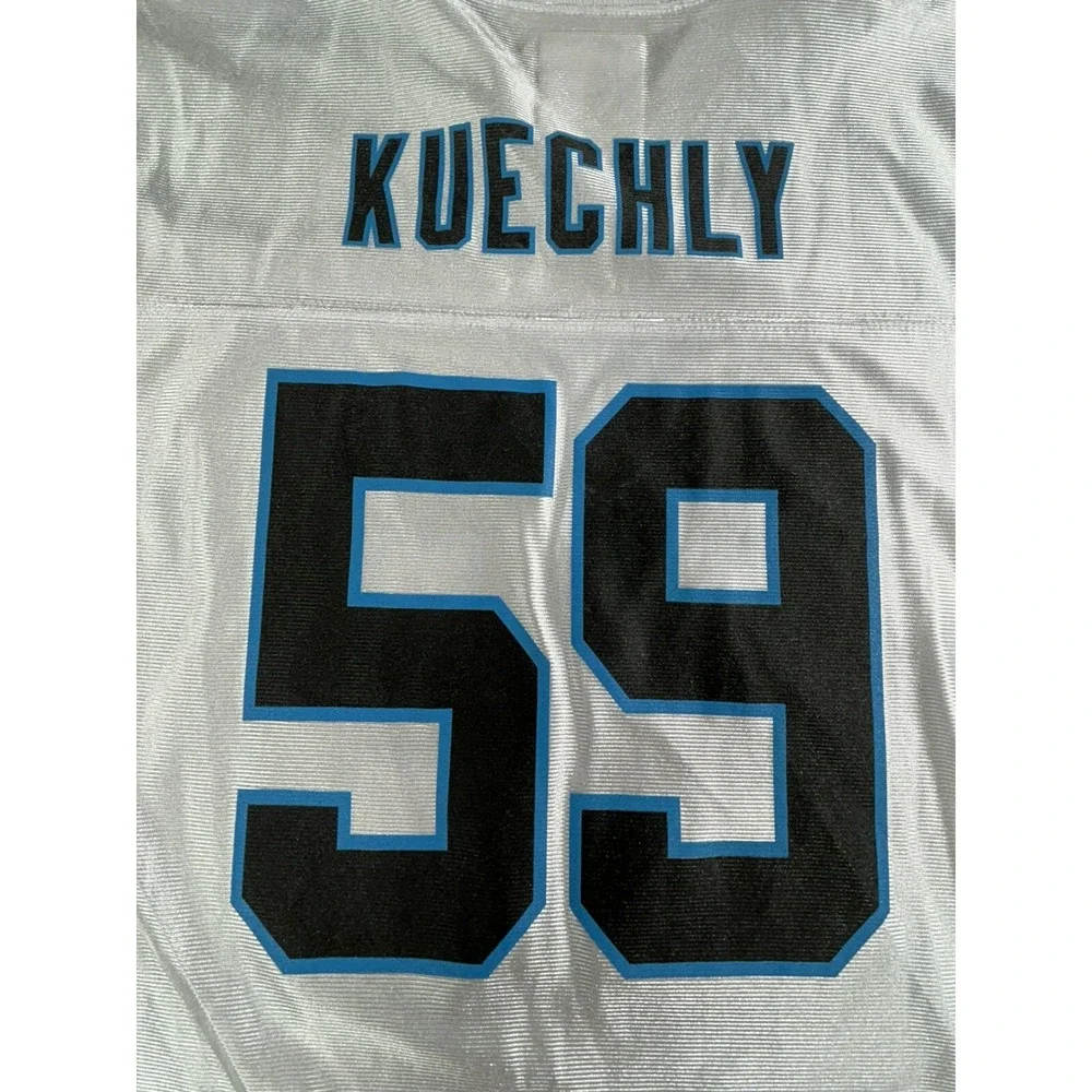 NFL Team Apparel Carolina Panthers #59 Kuechly Jersey Youth Large‎ Has Snags
